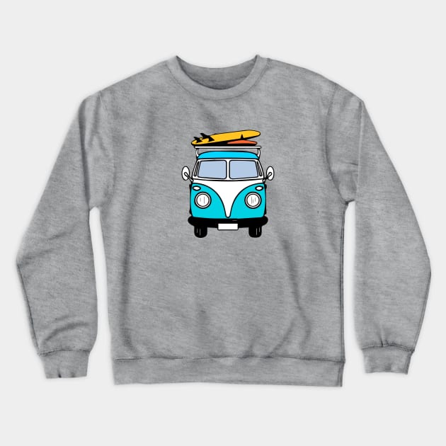 Mini van Crewneck Sweatshirt by bigdesign13